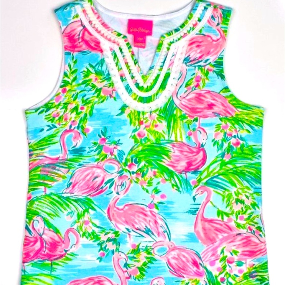 Floridita Harper shift dress Lilly Pulitzer NWT light weight pullover Sm cruise